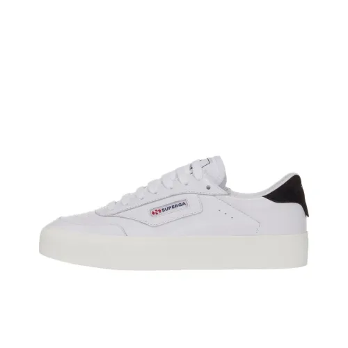 SUPERGA Zapatilla 3843 Court Белый BRISTOL Черный Низкие Скейтбординг Кроссовки Unisex