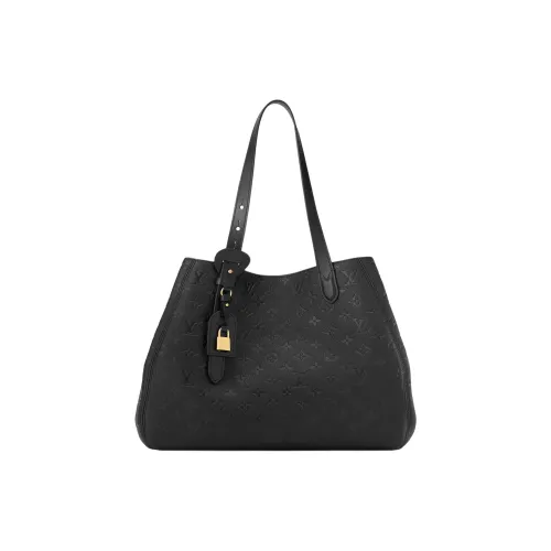 LOUIS VUITTON Сумка из коровьей кожи сумка через плечо среднего размера женская черная