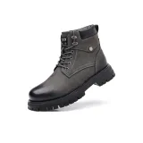 Серый хлопковый пуховик