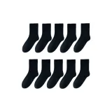 10 пар [Черный, 10, длинный голенищ]