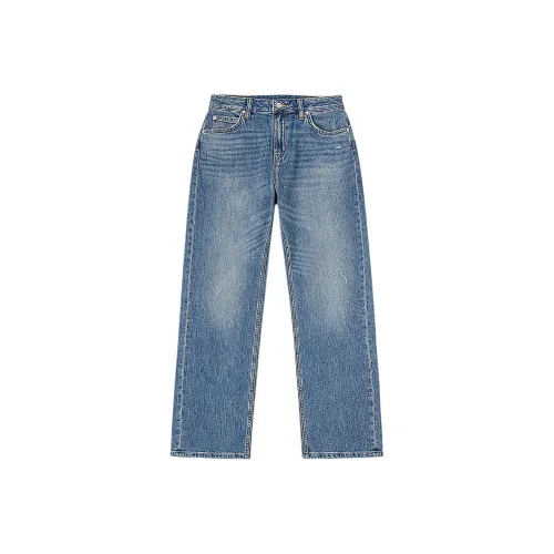 Lee Светло-Синие Женские Джинсы