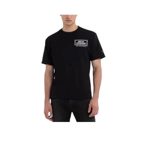 REPLAY Мужские черные футболки