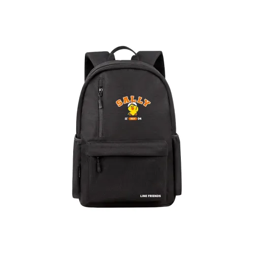 LINE FRIENDS Полиэстер Рюкзак Стандартный Унисекс Черный