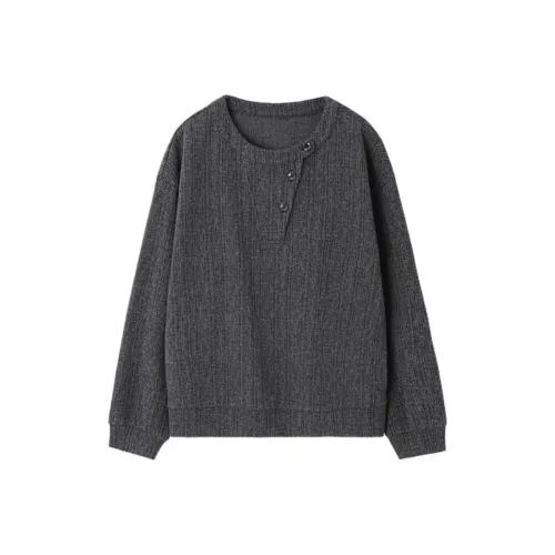 XWI Темный Фотиния Серый Женский Свитшот