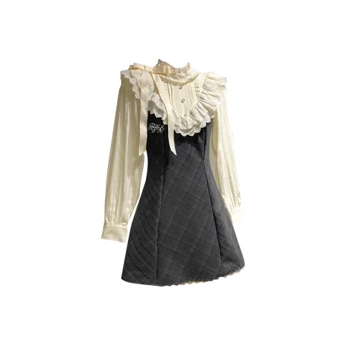 RFKXE Длинное платье с длинными рукавами женское