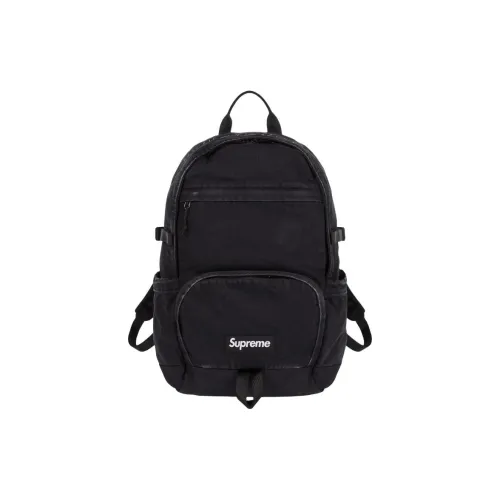Supreme Denim Backpack Unisex Black Supreme Деним Рюкзак Унисекс Черный