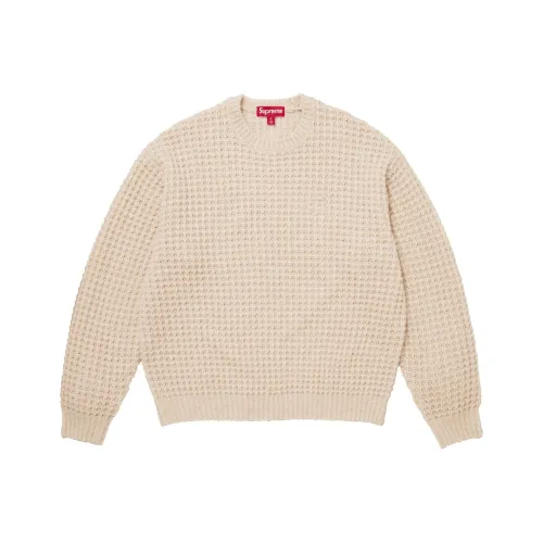 Supreme FW25 Маленькая коробка Waffle Свитер Унисекс