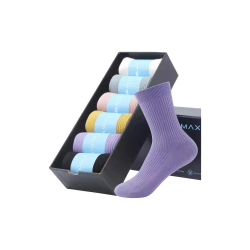 MAXDAVID M99218 Смешанный цвет 6 пар Женские носки MID до икры