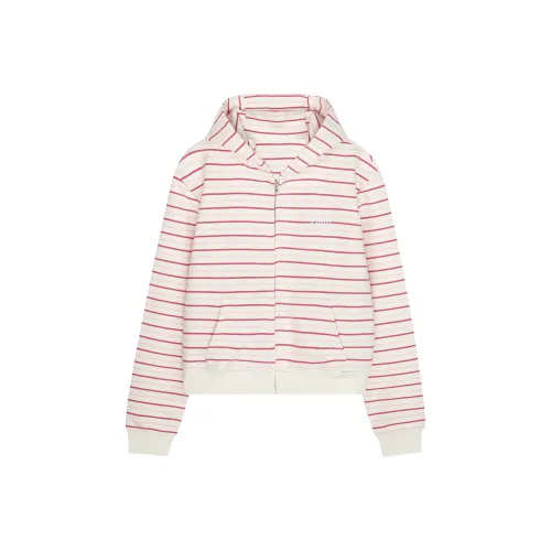 XIAOLIZI Розовый Белый Унисекс Свитшоты