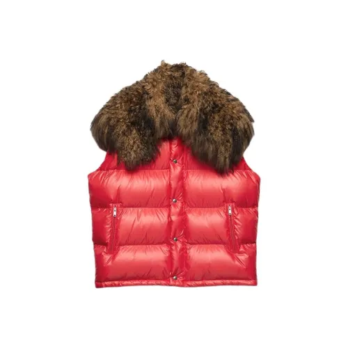 PRADA Красный Мужской Пуховый жилет