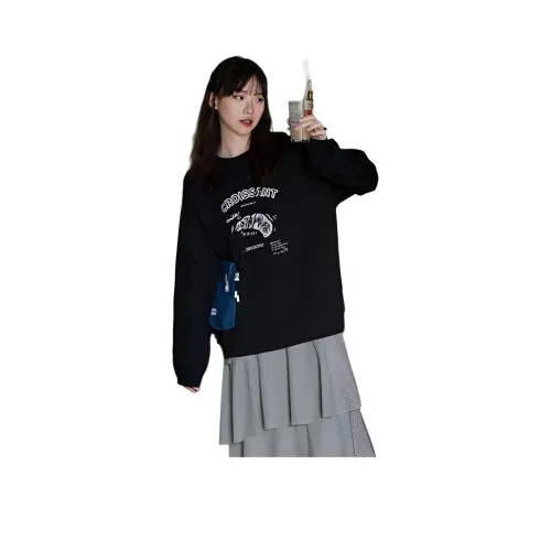 REMOULD Черный Женский Свитшот