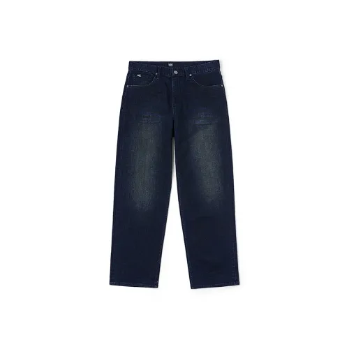 Lee Темно-синий Мужской Джинсы