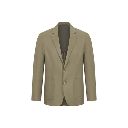 URBAN REVIVO Бизнес-костюм мужской кофейно-коричневый