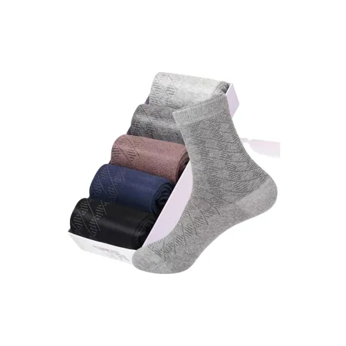 MAXDAVID Max1231 Смешанный цвет 5 пар Мужские носки MID до икры