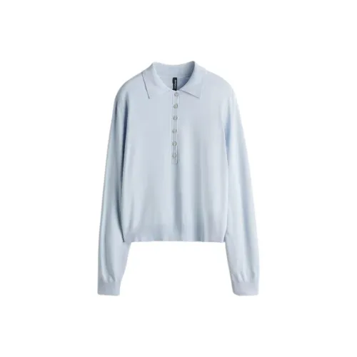 H M Светло-синие женские поло