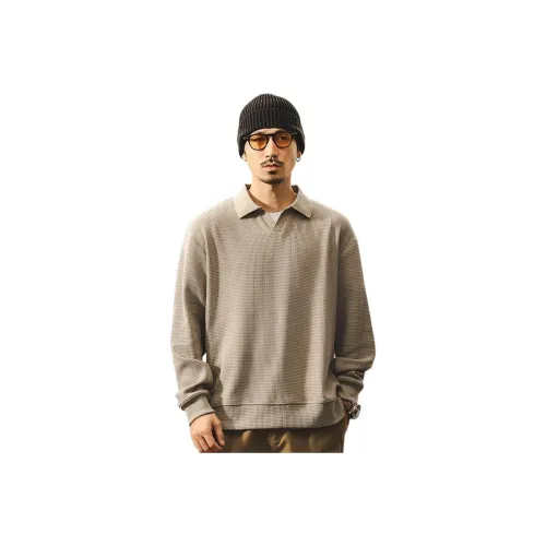 JIELEINUO Абрикос Мужские Толстовки