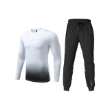 Комплект одежды [Белый топ + Черные штаны]