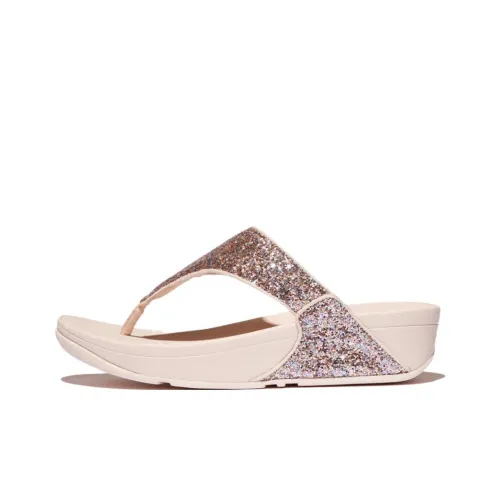 FITFLOP Резиновая подошва устойчивая к истиранию шлепанцы женские розовый