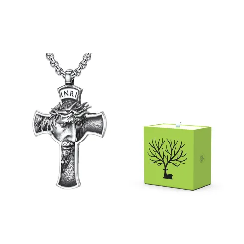 LIBALU Титановые стальные ожерелья для мужчин