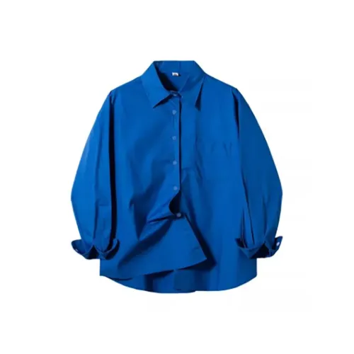 SKYA Синий Женские Рубашки