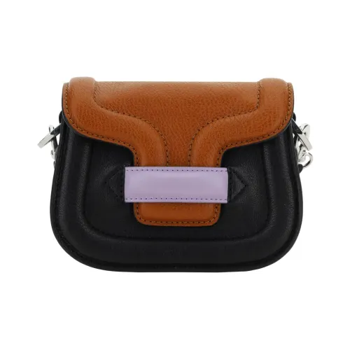 Pierre Hardy Сумка через плечо из телячьей кожи сумка на плечо женская черная коричневая