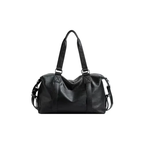 LETOO ПУ (полиуретан) Сумка через плечо Стандартная Унисекс Черная