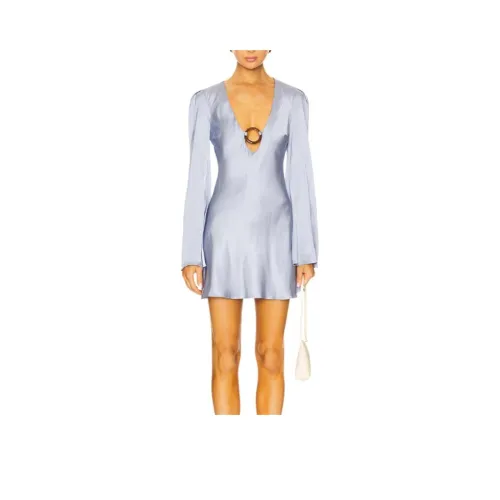 Камень Cold FO Длинный рукав Платье Женское