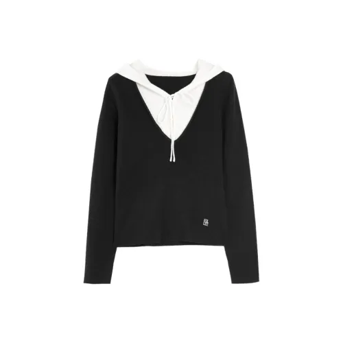 ELLE Черные Женские Свитера