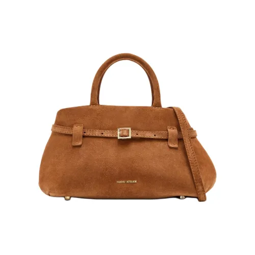 Manu Atelier Замшевая сумка женская коричневая