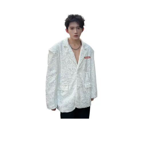 FOMOCE Белый + С подарками Логотип Унисекс Деловые костюмы