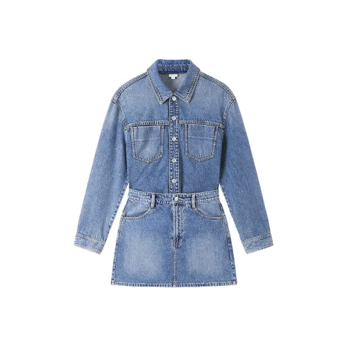 Miss Sixty Длинное платье с длинными рукавами женское