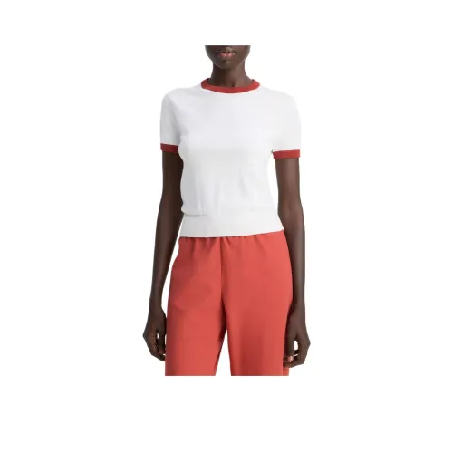 VINCE Экрю Женские T-рубашки