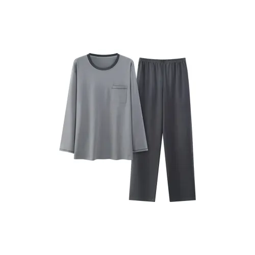 FENTENGCARE Серый Мужской Пижамный Комплект