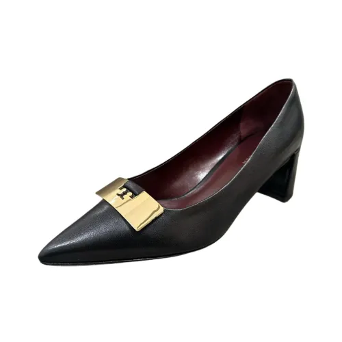 TORY BURCH Gigi Грубый каблук Высокие каблуки 5 см Женские Черный