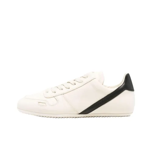 RICK OWENS совместный бренд RO Low Топ Повседневная обувь Женская Молочно-белая