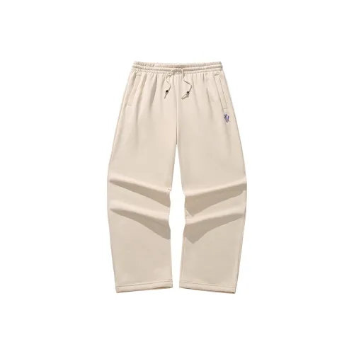 ANTA Грязно-серый 1 Унисекс Вязаные Тренировочные Штаны