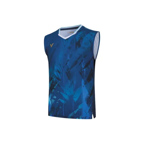 Victor Galaxy Синий Унисекс Майки