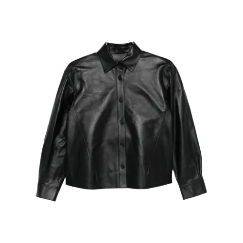 Alexander McQueen FW25 Кожа Куртка Женские