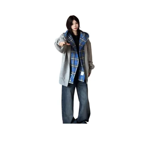 DANJUE Светло-серый унисекс свитшоты