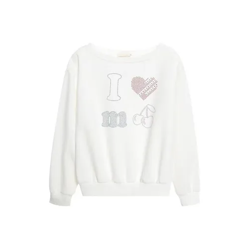 EMDPN Белый Женский Свитшот