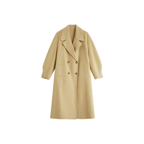 Inman Светло-желтое женское пальто
