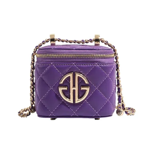 GHG Коровья кожа Сумка на плечо Стандартная Женская Анемона Черный Белый Розовый Золотой Светло-желтый Серебряный Фиолетовый Красный