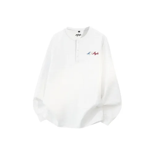 MJ STYLE Длинный рукав Т-рубашка Унисекс