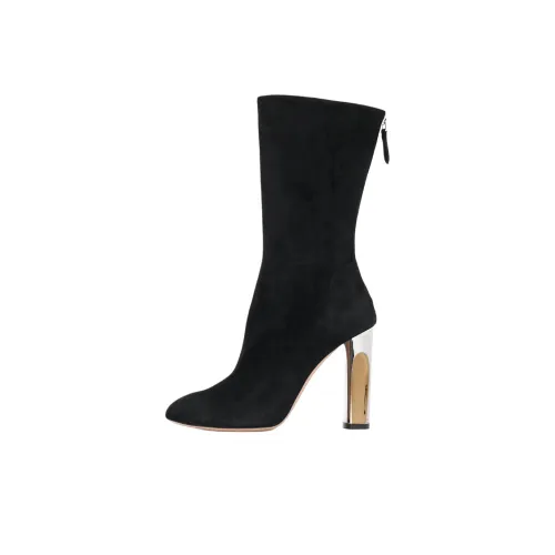 Alexander McQueen Колено Высокие сапоги 10,5 см Женские Черный