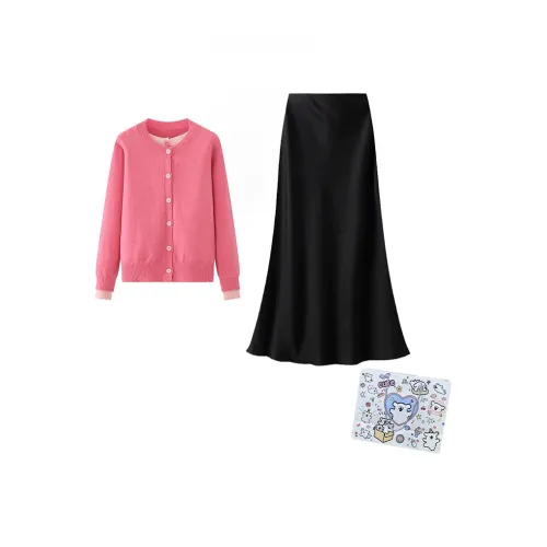 MARIE·COCO Pink Топ+Юбка Женские Комплекты с Юбкой