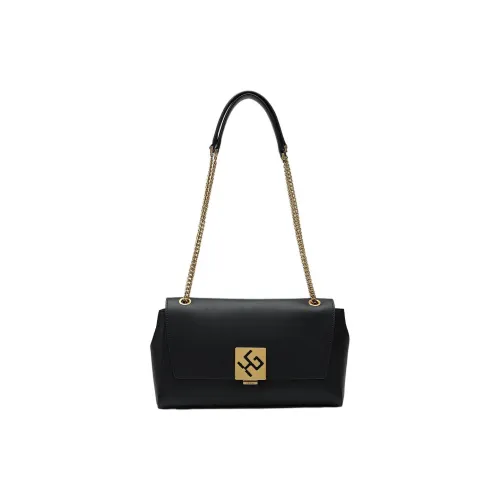 HONGU Сумка через плечо из синтетической кожи стандартная женская темно-черный коричневый