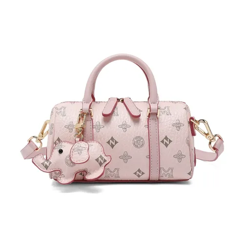 MEXICAN ПВХ Сумка Бостон Сумка Стандартная Женская Розовая Коричневая