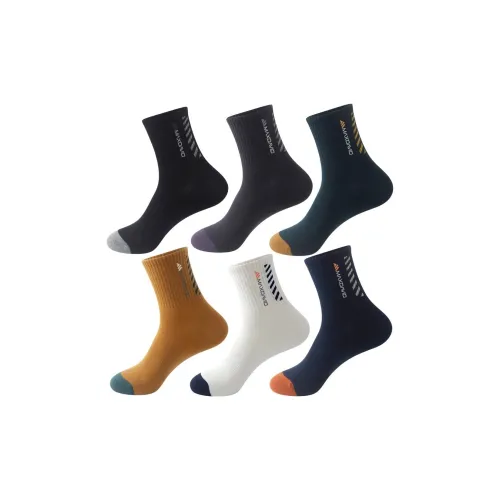 MAXDAVID 99315 Смешанный цвет 6 пар Мужские носки MID до икры