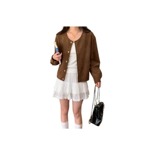 Hirono Journal Осенний Зимний Бархат Feel Пальто Женское