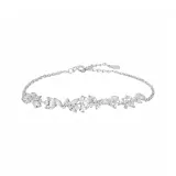 Мягкий браслет с глицинией [белый]